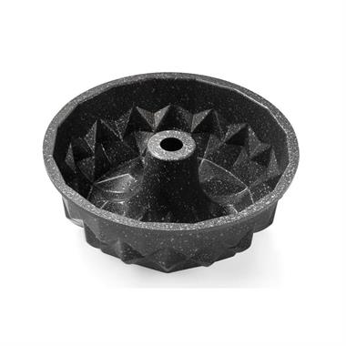 Schafer 1S0450-23001-SIY04 Black Stone Pırıltı Döküm Kek Kalıbı 1 Parça-Siyah