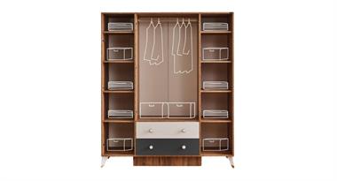 Smart Genç 4 Kapaklı Gardırop