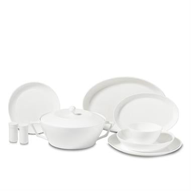 Korkmaz A8265 Lines Coll. 58 Parça Yuvarlak Yemek Takımı