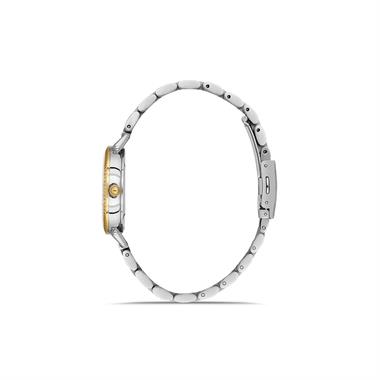 David Guner DG-8644LA-D1 Sarı Beyaz Kadın Kol Saati