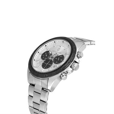 David Guner DG-8743GA-J1 Gümüş Kasa Siyah Kadran Erkek Kol Saati