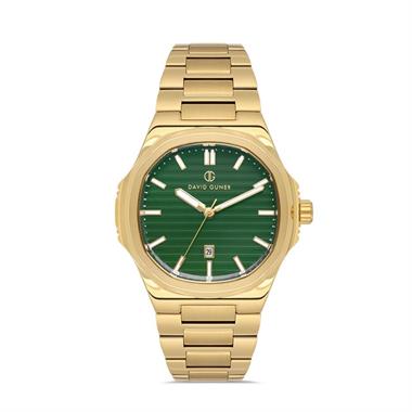 Davıd Guner DG-8755GA-B10 Sarı Yeşil Erkek Kol Saati