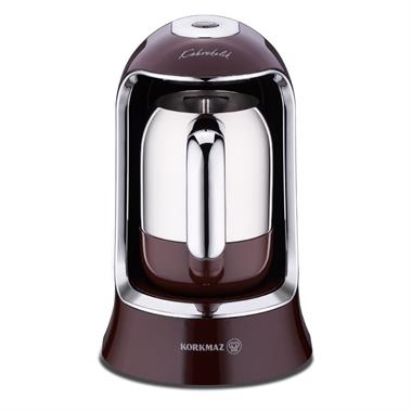 Korkmaz A860-18 Kahvekolik Otomotik Kahve Makinesi Robusta/Krom