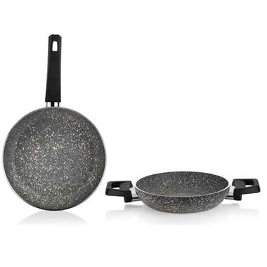 Schafer 1S1621-22012-GRI01 Eternal 2 li Sahan 20Cm+Tava 26Cm-Gri