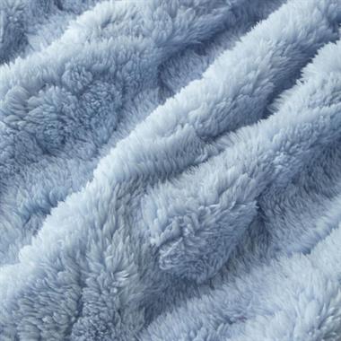 Englısh Home Fancy Love Jakarlı Wellsoft Açık mavi TV Battaniye 120x160 cm