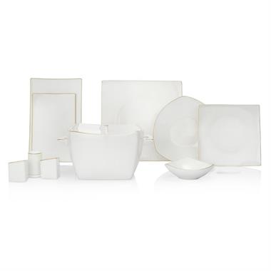 Schafer Stella Bone Yemek Takımı 60 Parça Altın