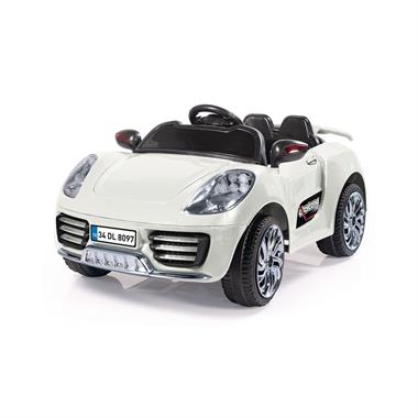 Dolu Daytona 12V Uzaktan Kumandalı Akülü Araba Beyaz (8197)