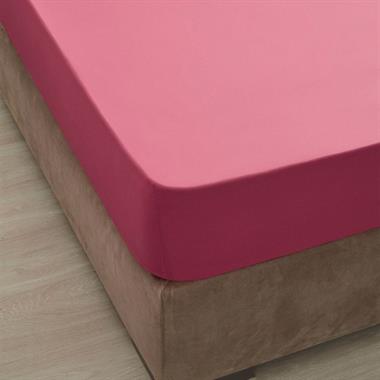 Özdilek Colourist Tek Kişilik Lastikli Çarşaf Koyu Pembe 100x200+30 cm