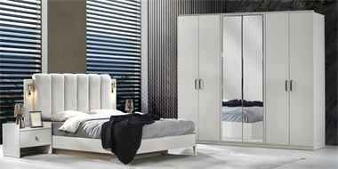 Rio 6 Kapılı Bazalı Yatak Odası Takımı