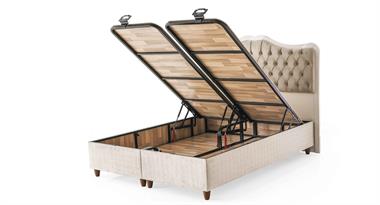 Codell Plus 150lik Baza,Başlık,Yatak Set (İst-22 Kahve)