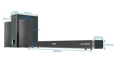 Leader Sb-36 5.1 Soundbar Ev Sinema Sistemi