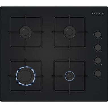 Profilo OE36K6P10D  Siyah Cam 4 Gözlü  Ankastre Ocak