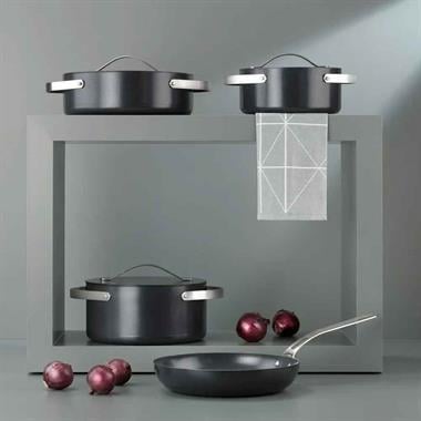 Schafer 1S4660-21003-SIY01 Moonlight Seramik Tencere Seti 7 Parça-Siyah