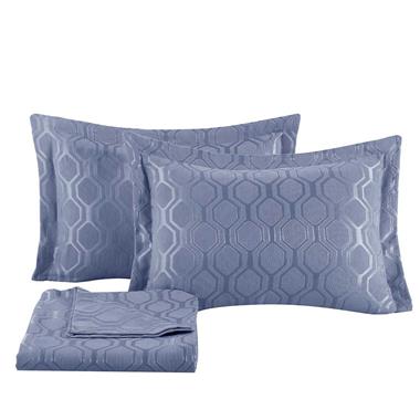 Elart Andrea Çift Kişilik  Günlük Yatak Örtüsü Mavi