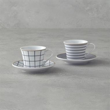 English Home Ashley Kahve Fincan Takımı 80 ml Siyah