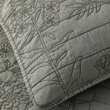 English Home Belle Bloom Çift Kişilik Yatak Örtüsü Takımı 200x220 cm Yeşil