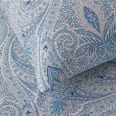 English Home Boho Chic Mavi Nevresim Takımı 200x220 cm Çift Kişilik