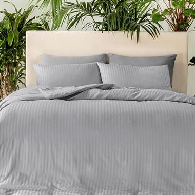 English Home Crystal Gri Nevresim Takımı 240x220 cm King Size - Gri