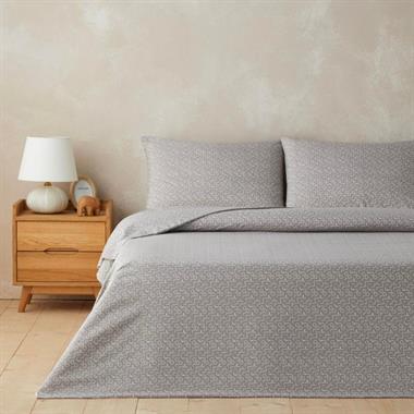 English Home Geomora Çift Kişilik Nevresim Takımı 200x220 cm Vizon