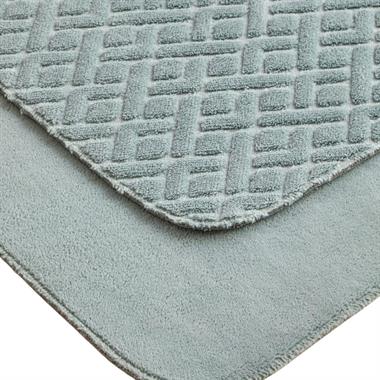 English Home Gridline Banyo Paspası Seti 60x100 cm + Koyu Yeşil
