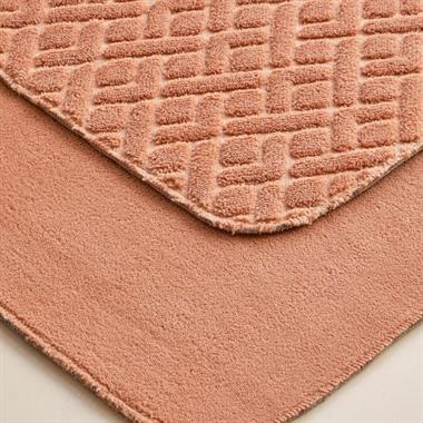 English Home Gridline Banyo Paspası Seti 60x100 cm + Somon