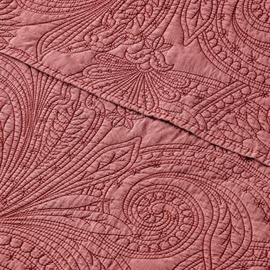 English Home Jardin Belle Bordo Yatak Örtüsü 240x220 cm Çift Kişilik