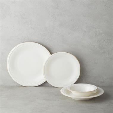 English Home Livia Porselen Y,Gold,24 Parça 6 Kişilik