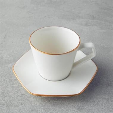 English Home Marlin 12 Parça Kahve Fincan Takımı Gold