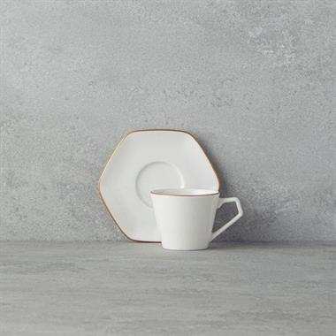 English Home Marlin 12 Parça Kahve Fincan Takımı Gold