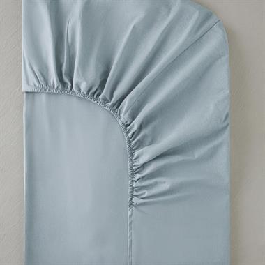 English Home Novella Lastikli Çarşaf 100x200 cm Açık Mavi Tek Kişilik