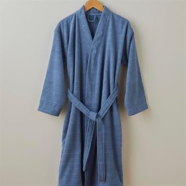 English Home Sandy Stripe Bornoz L-XL Lacivert