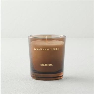 English Home Savannah Terra Kokulu Mum 120 gr Şeffaf Cam