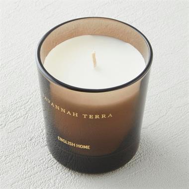English Home Savannah Terra Kokulu Mum 120 gr Şeffaf Cam