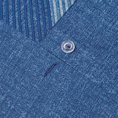 English Home Triangle Flow Çift Kişilik Nevresim Takımı 200x220 cm Lacivert