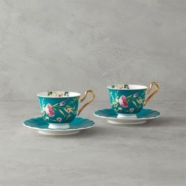 English Home Vanilla Çay Fincanı Takımı 220 ml Turkuaz