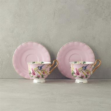 English Home Vanilla Çay Fincanı Takımı 220 ml Açık Pembe