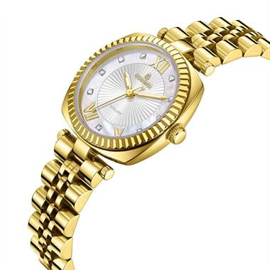 Essence ES6954FE.120 Kadın Çelik Kol Saati Altın – Sedef Kadran