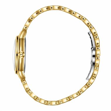 Essence ES6970FE.170 Altın Çelik Kadın Kol Saati – Yeşil Kadran