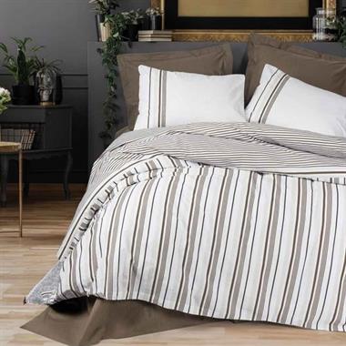 COTTON BOX NOBIL SWELL KAHVE ÇİFT KİŞİLİK NEVRESİM TAKIMI