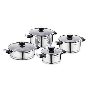 Korkmaz A2087 Pera 8 Parça Tencere Seti