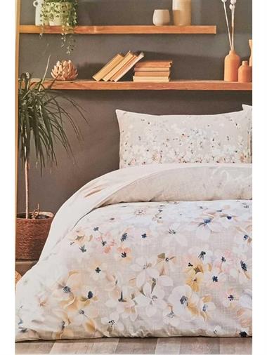 ÖZDİLEK NEV SARI FLOR ÇİFT KİŞİLİK NEVRESİM TAKIMI