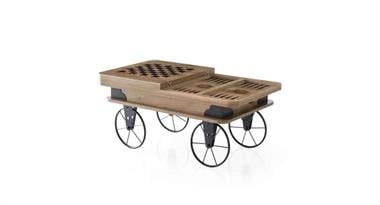 Retro Tavlalı Sehpa RT-9541