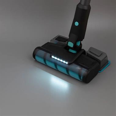 Fakir Bolt X Plus Aqua 8472 Moon Gray Dikey Şarjlı Kablosuz Süpürge 550W 24 kPa Islak Kuru Temizlik