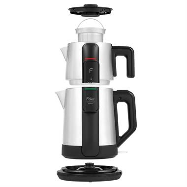 Fakir Selftea 1600W Otomatik Demlemeli Paslanmaz Çay Makinesi 2L + 1L
