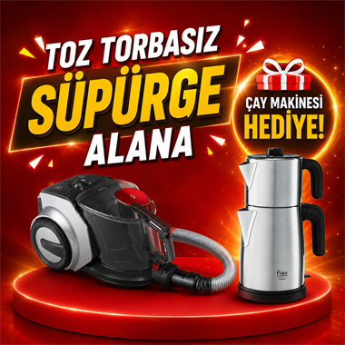 Fakir Spider BL 6022 Silver Furry Toz Torbasız Elektrikli Süpürge 899W