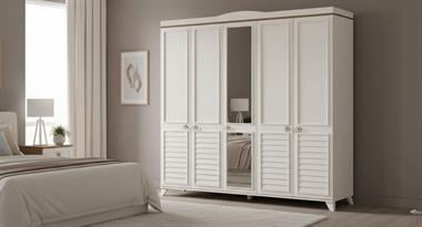 DM135 Irmak 5 Kapılı Gardırop