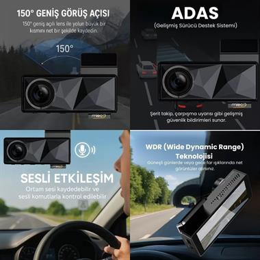 Mieco A11 4K Ultra HD Araç içi Kamera