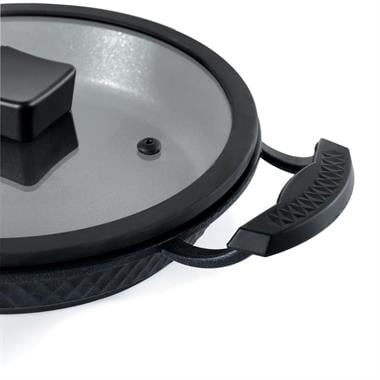 Schafer 1S2825-06002-SIY01 Hektor 3 lü Döküm Sahan Seti 6 Parça-Siyah