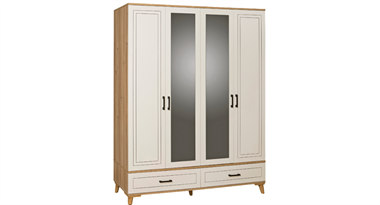 K114 Dört Kapılı Gardırop