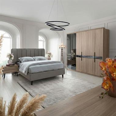 İstinye 6 Kapılı Bazalı Yatak Odası Takımı